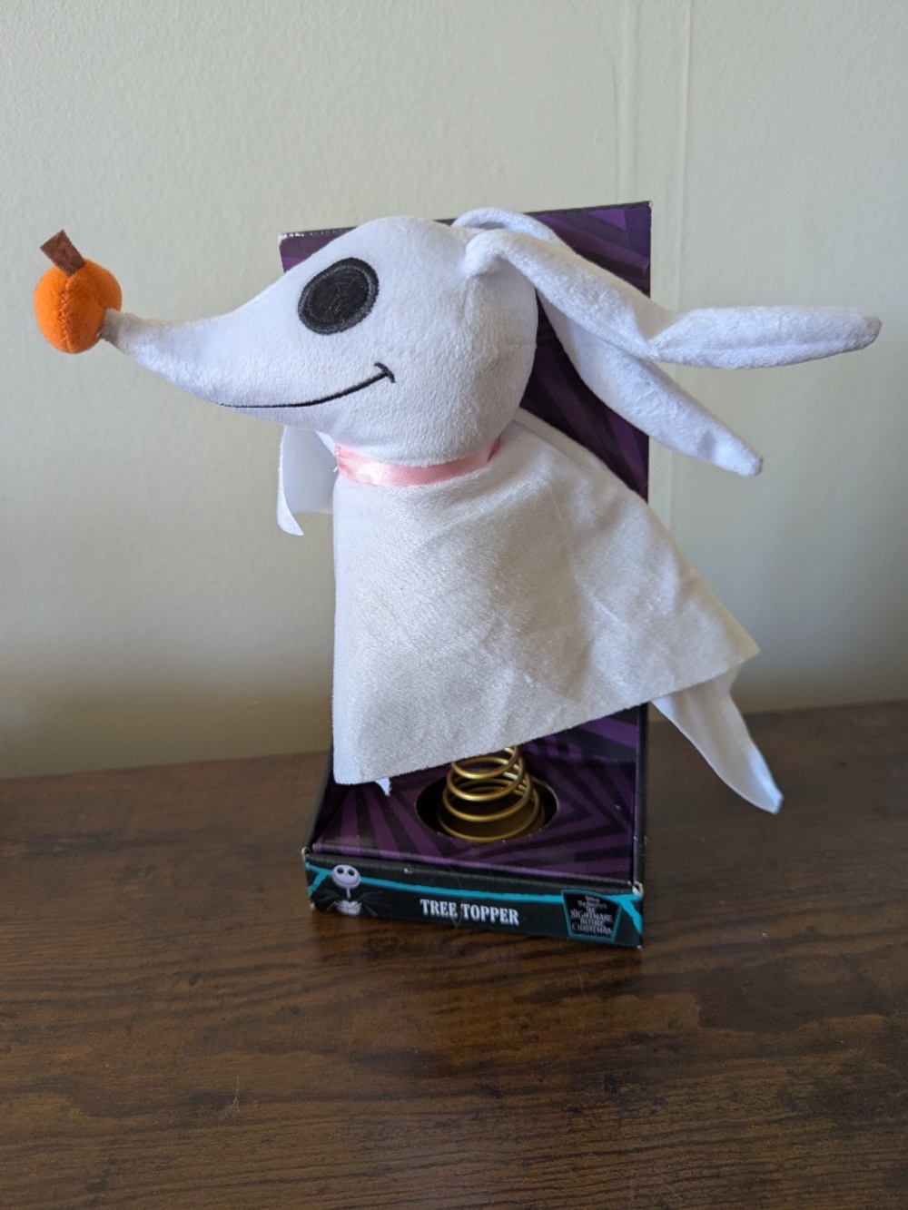Disney The Nightmare Before Christmas Plush Zero 10-inch Holiday Tree Topper NEW